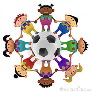 multiethnic-kids-around-football-24245946
